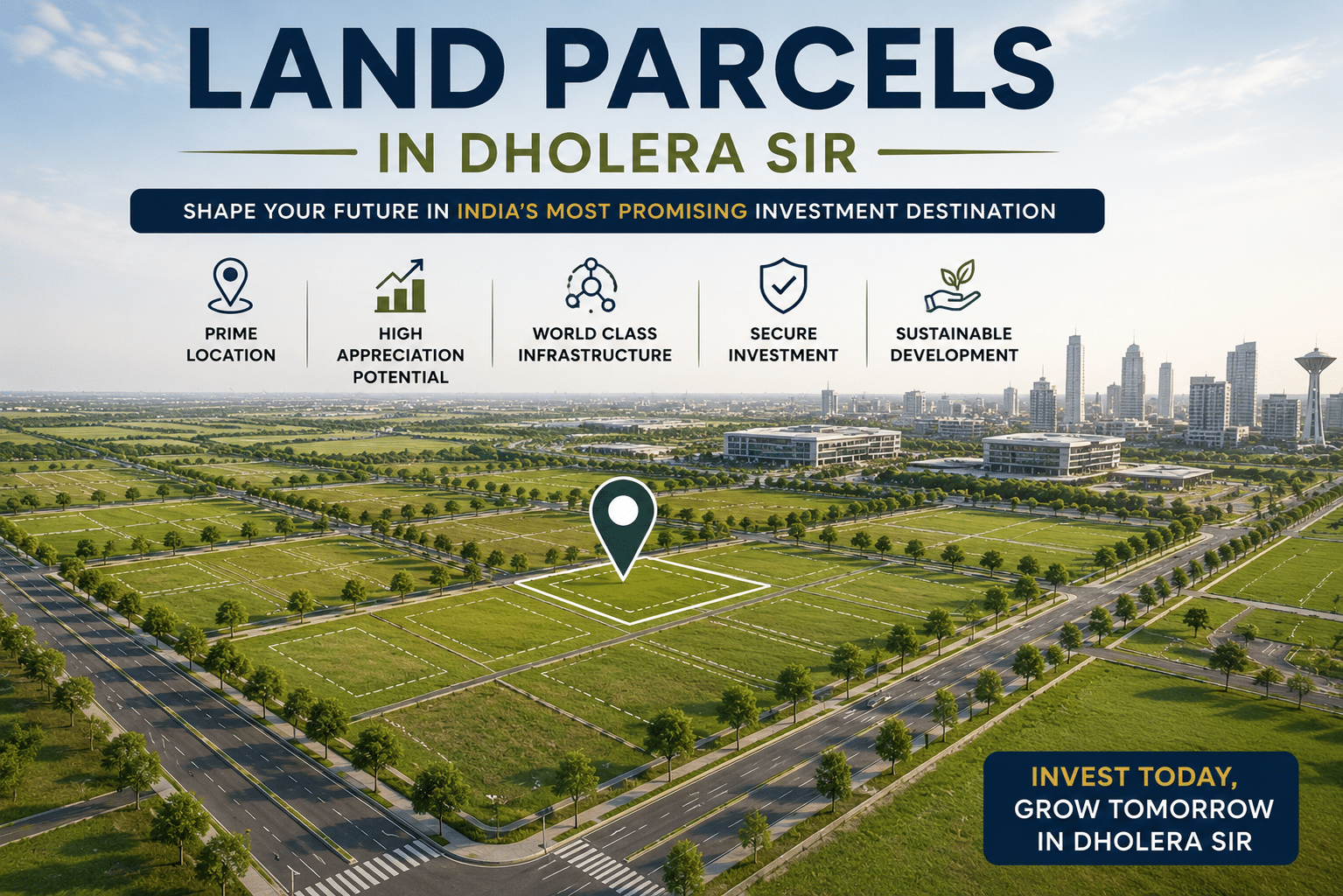Land Parcels in dholera SIR